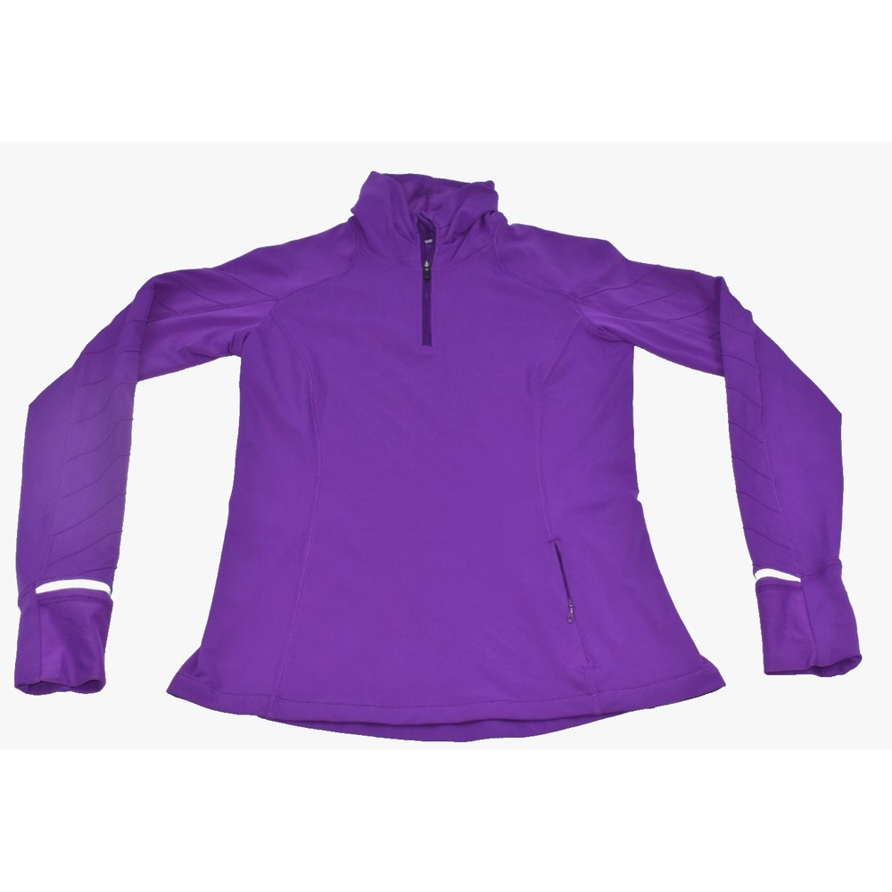 Lululemon Face the Frost 1/2 Zip Wmns Size 6 Tech Fleece Pullover Tender Violet